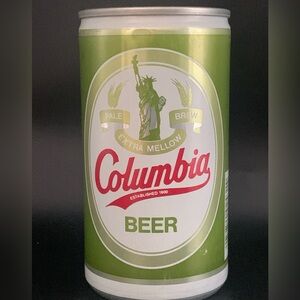 Vintage Beer Can Columbia Pale Brew Extra Mellow Pull Tab Empty Carling Brewery